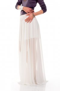 Princess skirt, white maxi skirt - Sisters Code by SBC