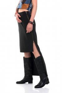 New zip skirt in black - Sisters Code by SBC
